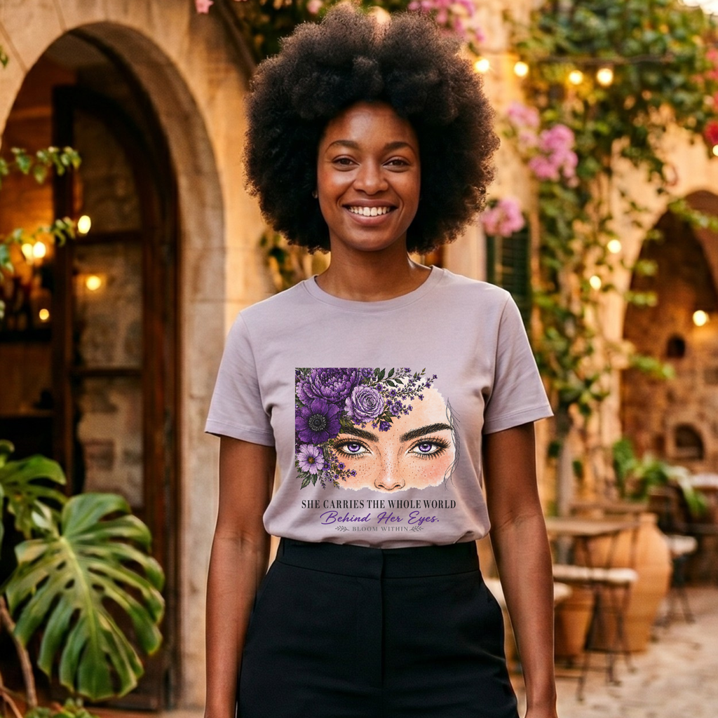 She Carries The Whole World, Behind Her Eyes | Bloom Within