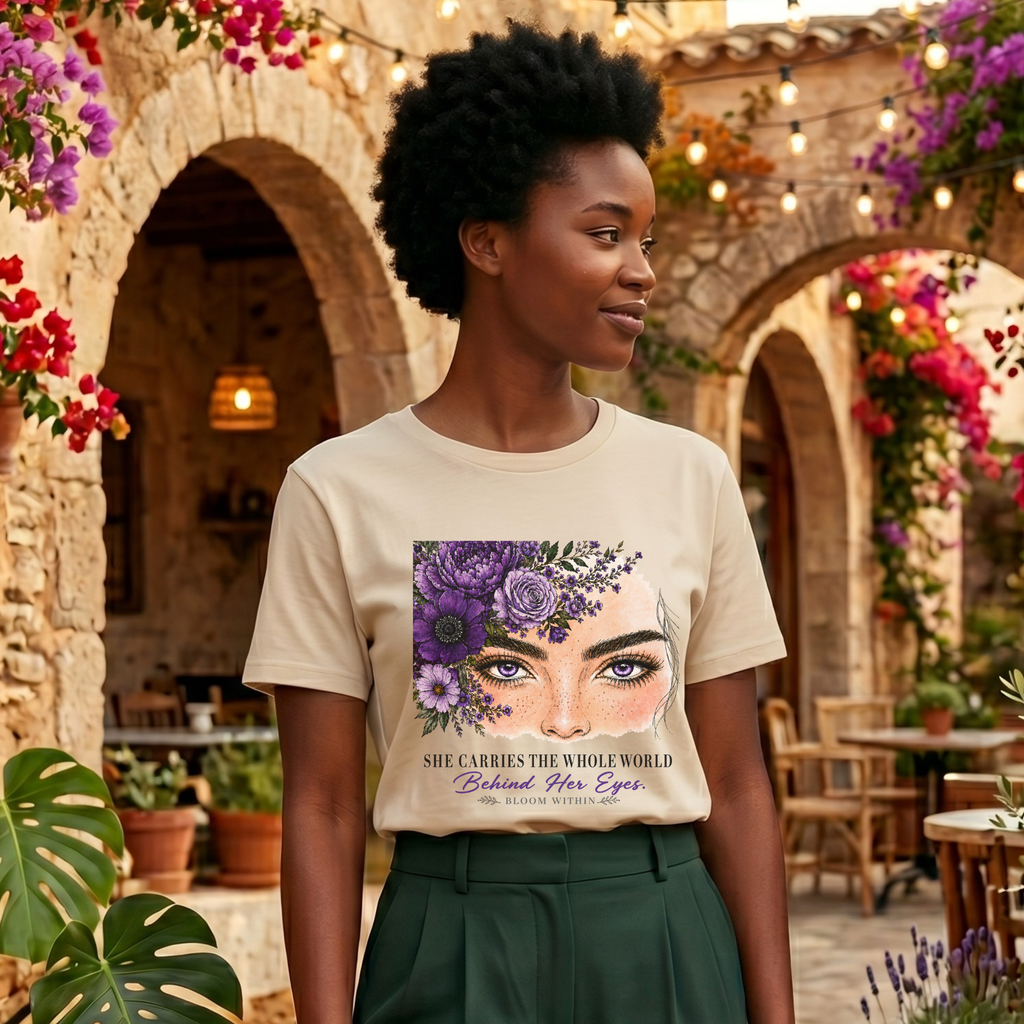 She Carries The Whole World, Behind Her Eyes | Bloom Within