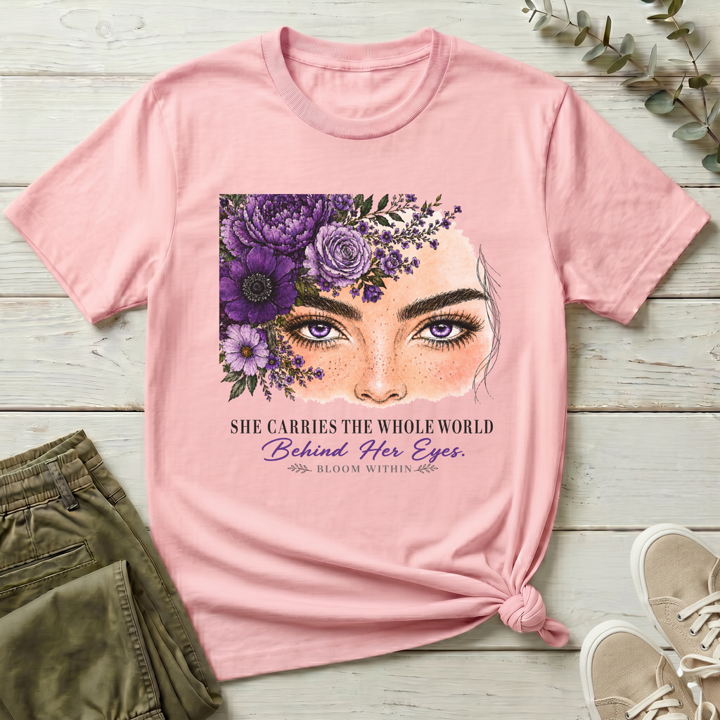 She Carries The Whole World, Behind Her Eyes | Bloom Within