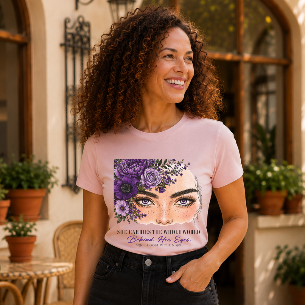 She Carries The Whole World, Behind Her Eyes | Bloom Within
