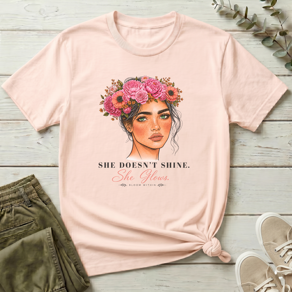 She Doesn't Shine She Glows | Bloom Within