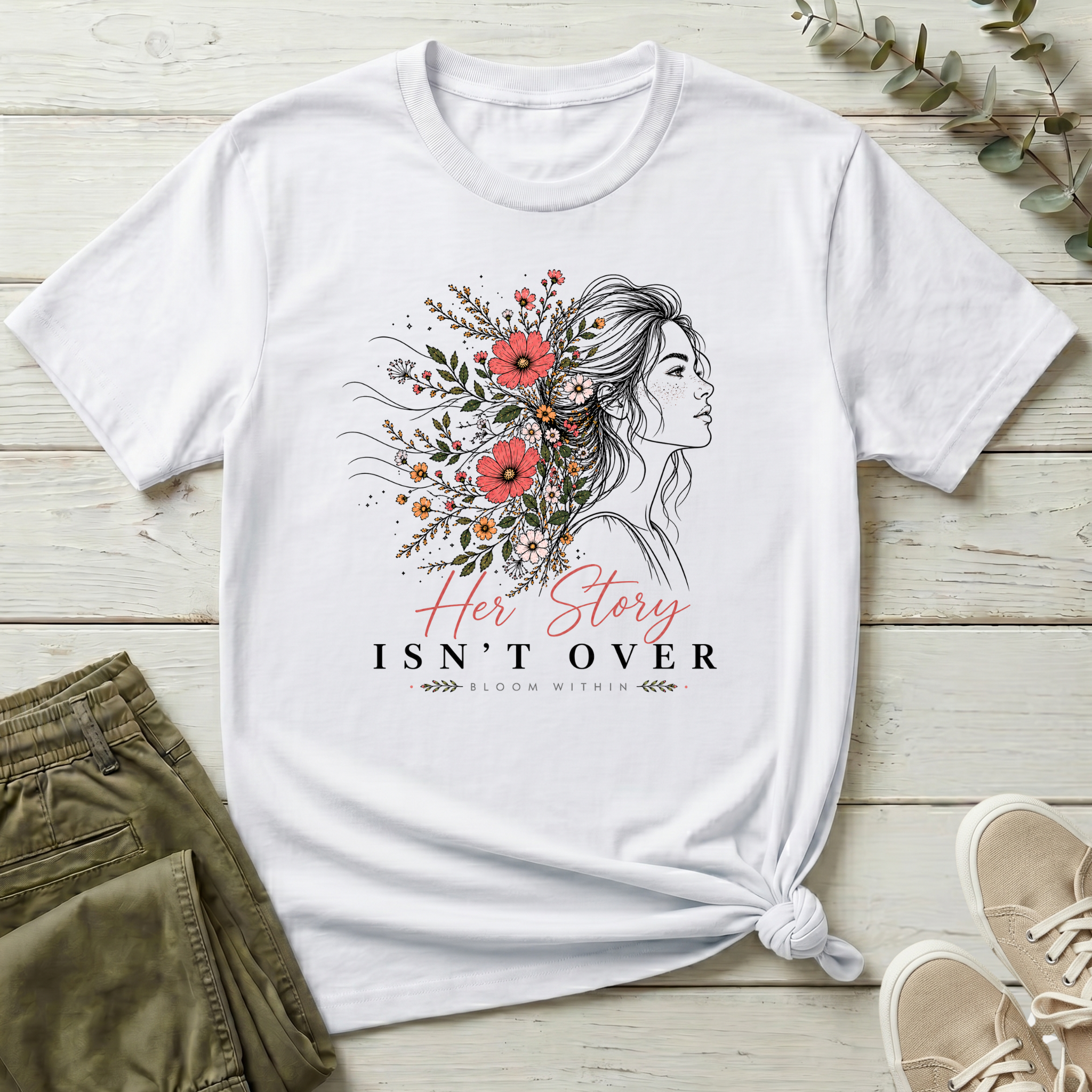 Her Story Isn't Over T-Shirt | Bloom Within